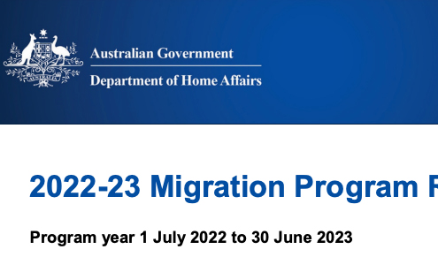 「澳洲移民」移民局发布2022-23财年的移民报告！
